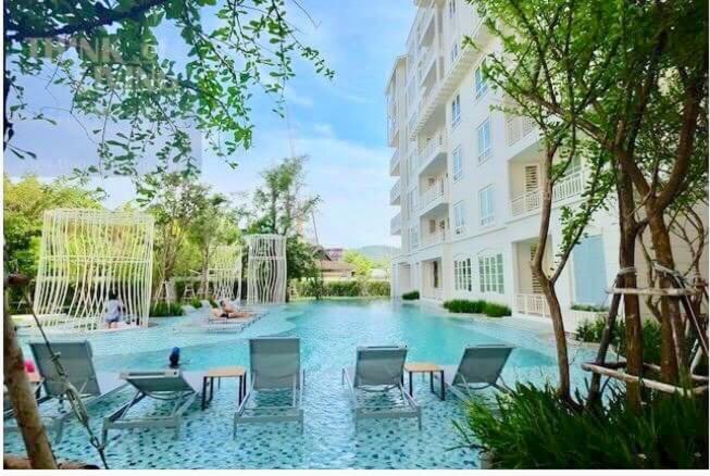 Summer Huahin Condo612,Near Beach&Cicada,Beautiful Swimming Pool Exterior foto