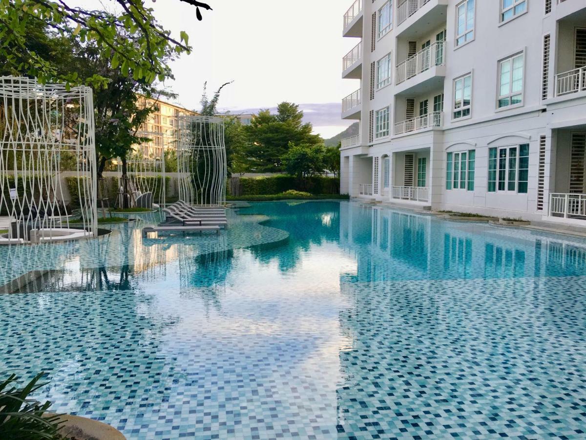 Summer Huahin Condo612,Near Beach&Cicada,Beautiful Swimming Pool Exterior foto