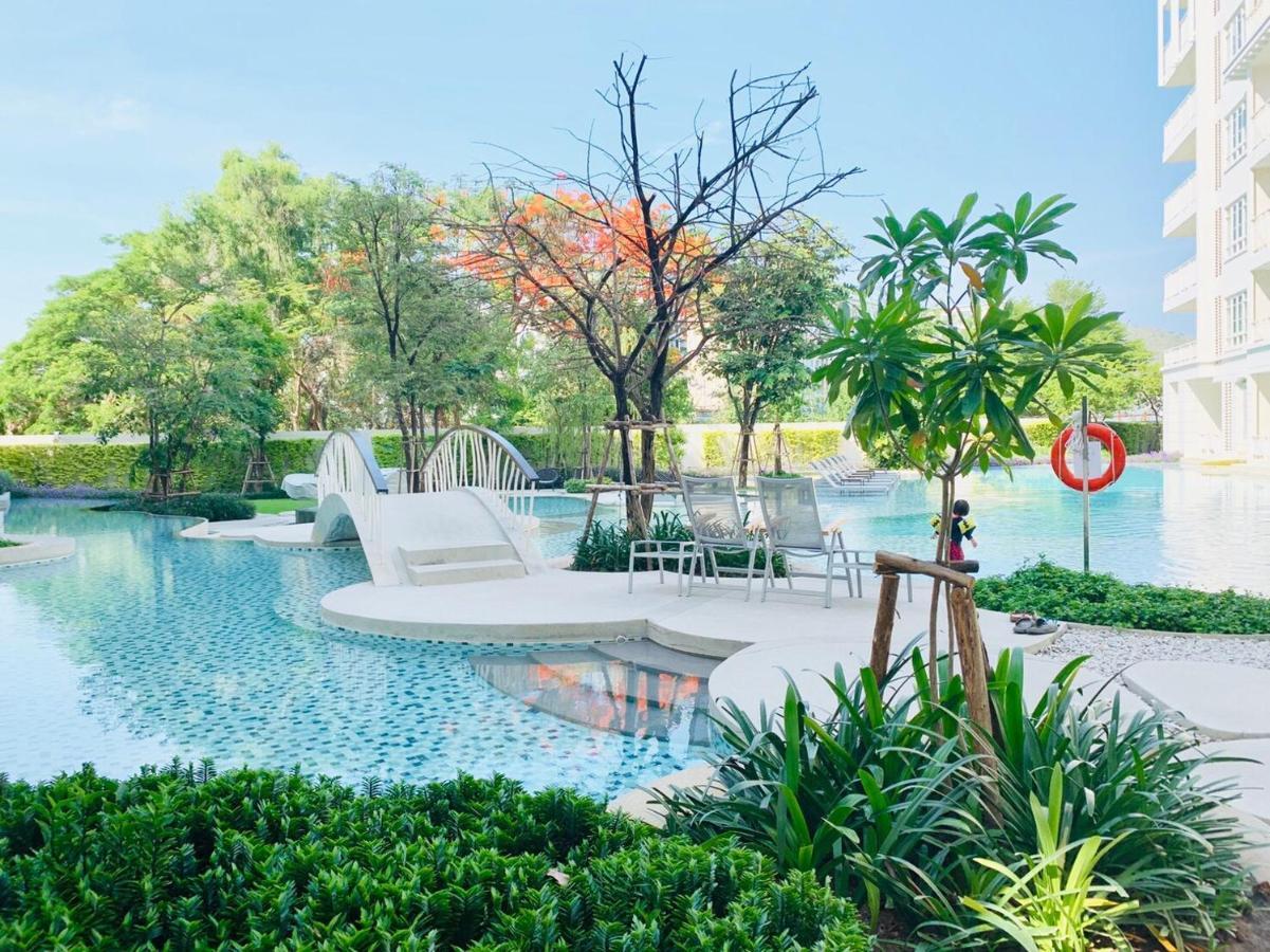 Summer Huahin Condo612,Near Beach&Cicada,Beautiful Swimming Pool Exterior foto