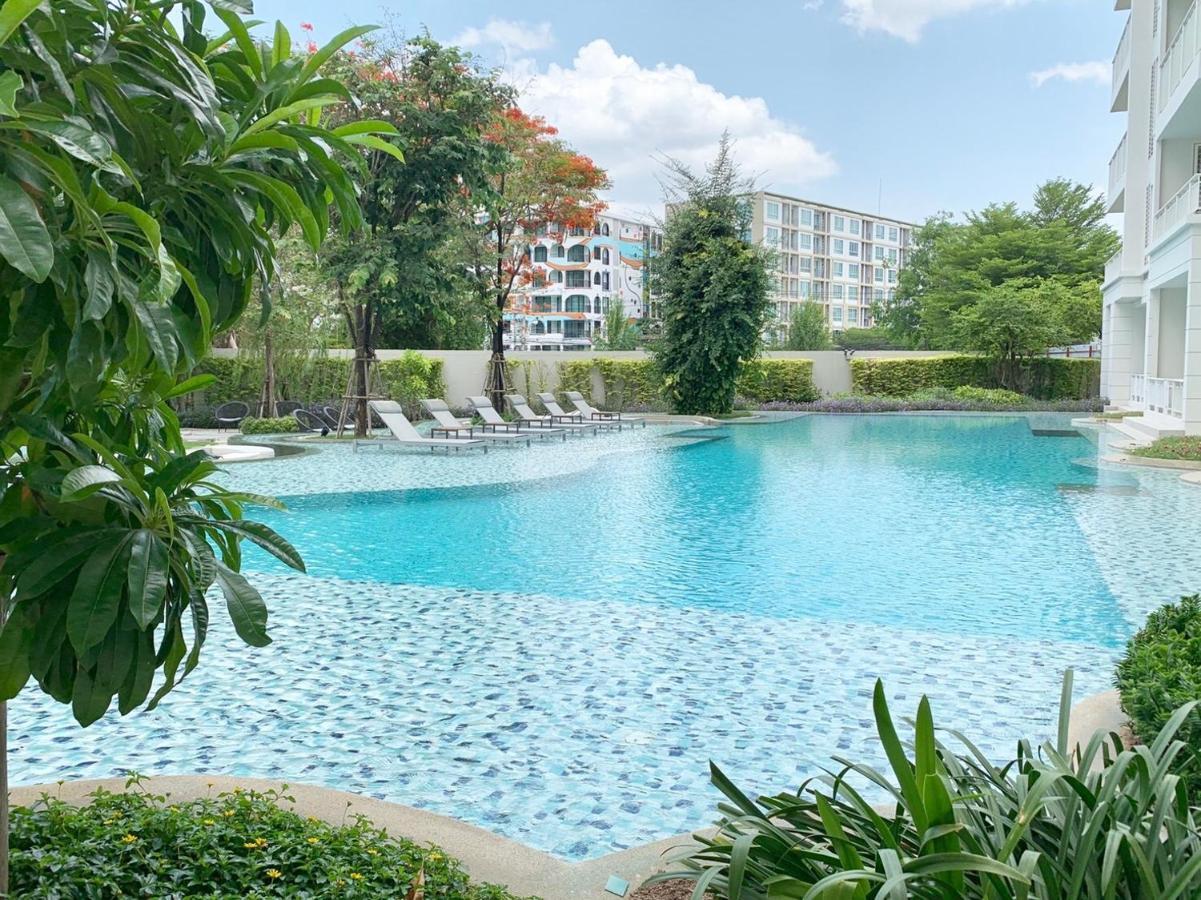 Summer Huahin Condo612,Near Beach&Cicada,Beautiful Swimming Pool Exterior foto