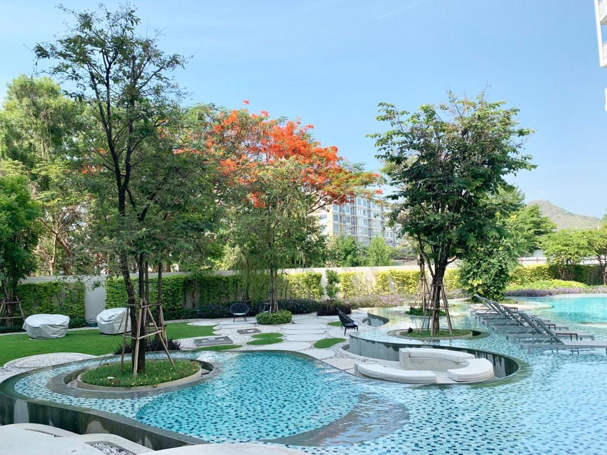 Summer Huahin Condo612,Near Beach&Cicada,Beautiful Swimming Pool Exterior foto